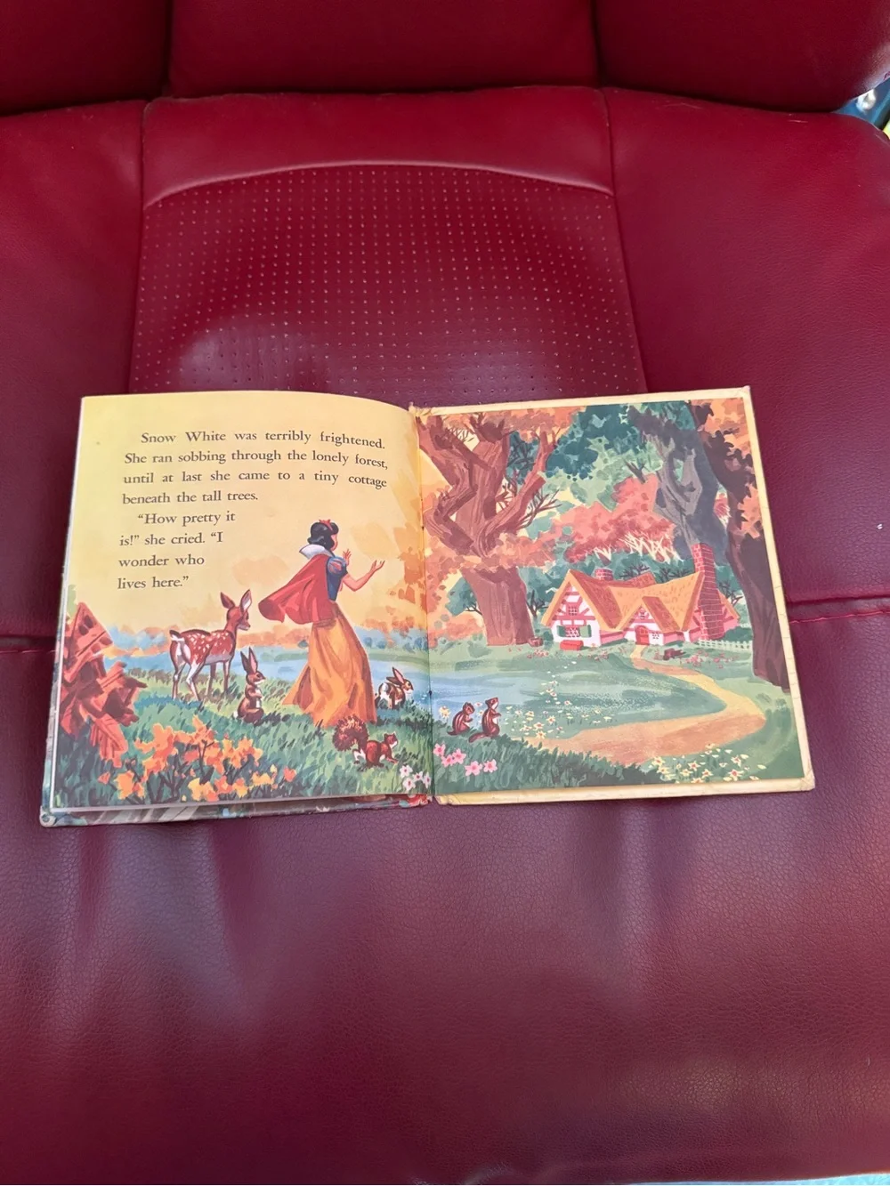 1957 Walt Disney’s Snow White and the Seven Dwarfs Tell-a-tale Whitman Book